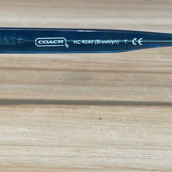 Coach Eyeglasses HC 6040 Brooklyn 5116 Dark Tortoise 52 16 135 FRAMES ONLY - Picture 5 of 8